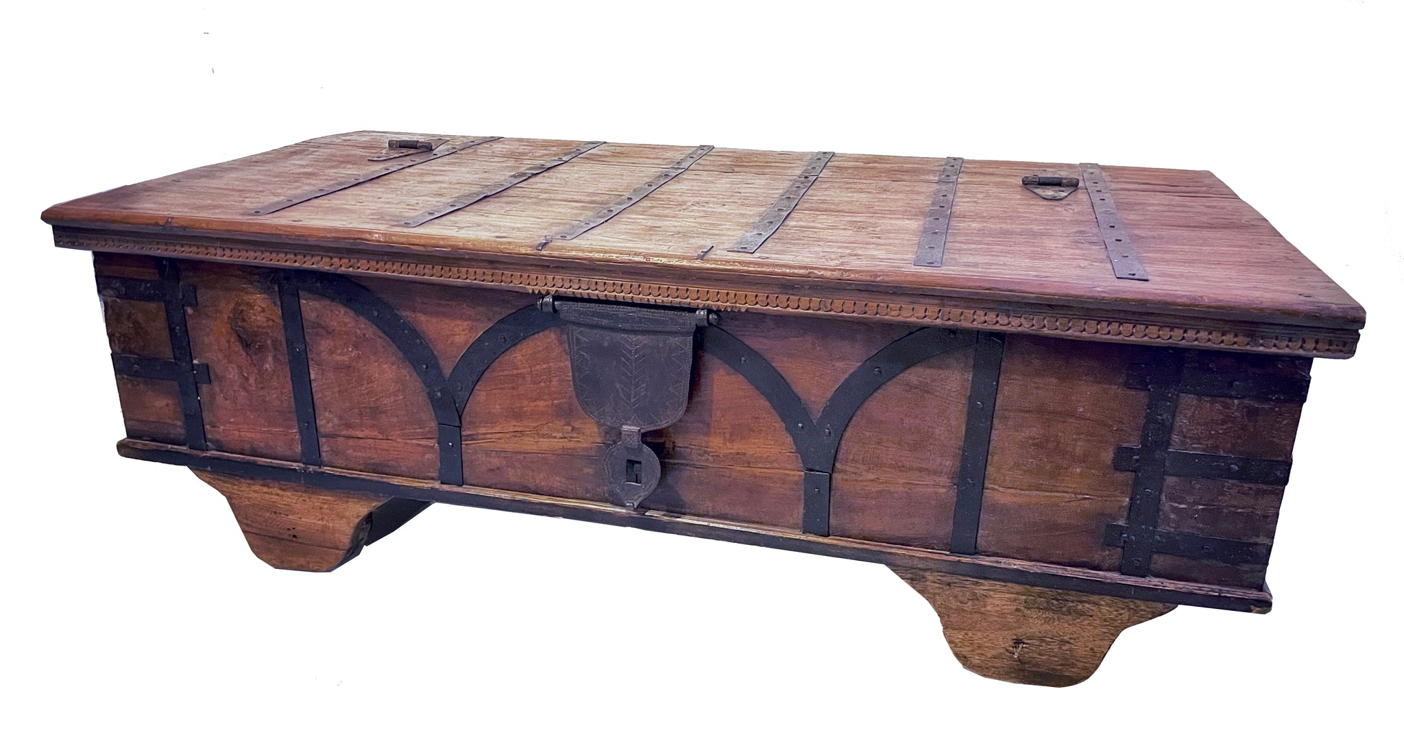 Large Antique Chest Coffee Table